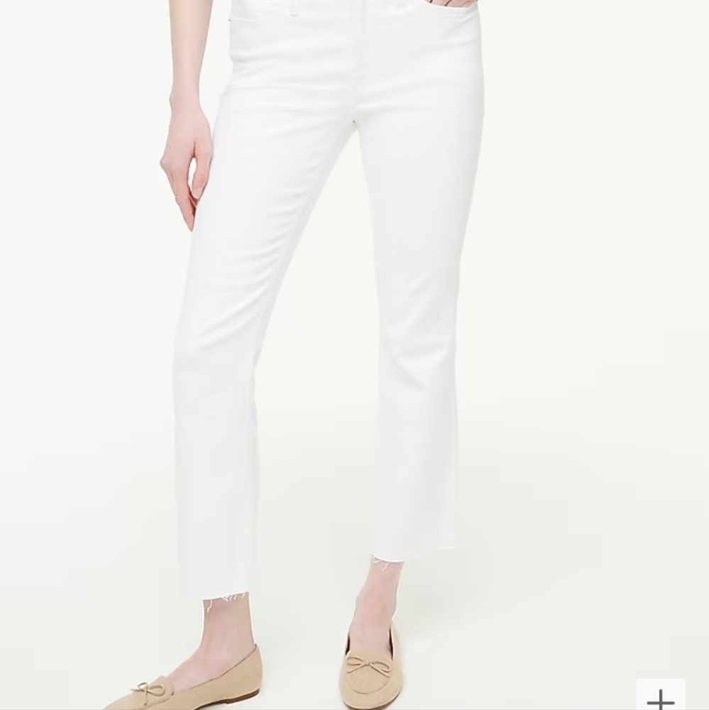 Jcrew white jeans